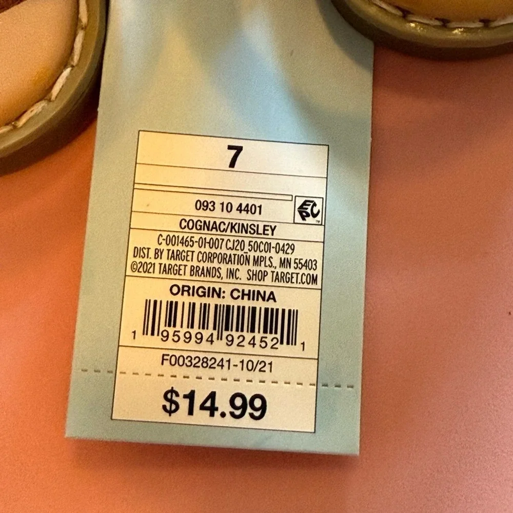 Cat‎ & Jack Toddler Girls Kinsley Glitter Sandals Size 7